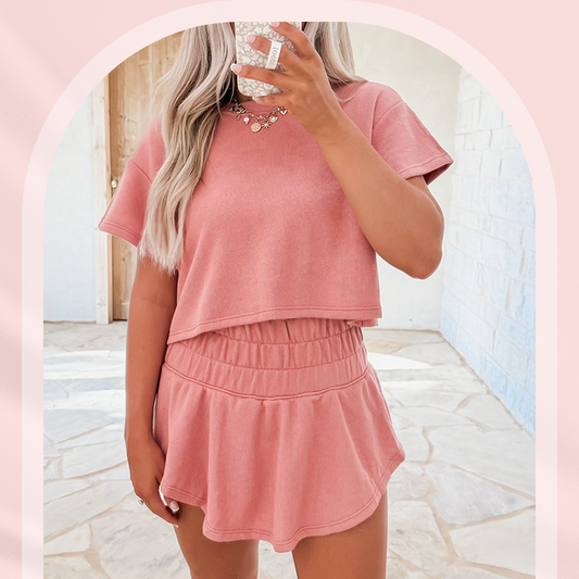 ❤️‍🔥2025 Summer Sale 49% OFF🌷🛍️Casual T-shirt × skirt two-piece set, casual and chic one-click get!