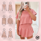 ❤️‍🔥2025 Summer Sale 49% OFF🌷🛍️Casual T-shirt × skirt two-piece set, casual and chic one-click get!