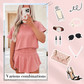 ❤️‍🔥2025 Summer Sale 49% OFF🌷🛍️Casual T-shirt × skirt two-piece set, casual and chic one-click get!