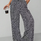 💖LAST DAY SALE 50% OFF💷Women's Summer Wide Leg Pants Flowy Drawstring Elastic Waist Trousers with Pockets