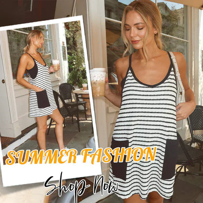 💕2026 Summer Hot Sale 60% OFF💕Women's Sleeveless Mini Summer Dress with Shorts
