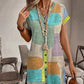 ⏰Last Day Hot Sale-49% OFF!!⌛💯Color-blocking Graphic Overlap Dress