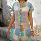 ⏰Last Day Hot Sale-49% OFF!!⌛💯Color-blocking Graphic Overlap Dress