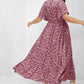 🎉Hot Promotion 50% OFF💃Women's Bohemian Floral Split Maxi Dress With Elastic Waist