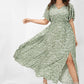 🎉Hot Promotion 50% OFF💃Women's Bohemian Floral Split Maxi Dress With Elastic Waist