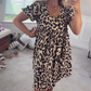 👗Time-limited Special 49% OFF⏰Women's Casual Leopard Print Mini Dress
