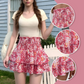 😍LAST DAY SALE 49% OFF💕Lightweight Slimming Floral Ruffle Tiered Skirt✨