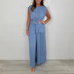⏳Time-limited Special Sale 49% OFF⏰Women's Sleeveless Belted Top & Long Pants Set