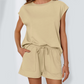 🎉Last Day Promotion 50% OFF💃Women's Round-Neck Top & Shorts 2-Piece Set