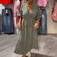 🏖️Summer Hot Sale 60% OFF!!🎀Women's V-Neck Printed Dress