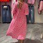 🏖️Summer Hot Sale 60% OFF!!🎀Women's V-Neck Printed Dress