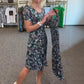 💐2025 New Arrival 50%OFF💖Women's Casual Scoop Neck Floral-Print Dress
