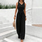 🏖️Summer Hot Sale 50% OFF🌼Women's Solid Color Waist Tie Jumpsuit