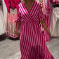 🎉Last Day Promotion 50% OFF💃Women’s Casual Striped V-Neck Dress
