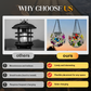 🎁2026 New Arrivals 50% OFF☀️🦋Solar Pendant Lamp Art Of Iron