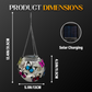 🎁2026 New Arrivals 50% OFF☀️🦋Solar Pendant Lamp Art Of Iron