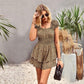⏰Hot Sale 49% Off💃Square Neck Print Jumpsuit