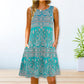 🔥Hot Sale 50% OFF💝✨Summer Casual Floral Sundress Boho Tank Dress With Pockets