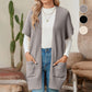 ⏰Early Autumn Sales 49% OFF🔥Women's Short Sleeve Pleated Lightweight Open Front Cardigan