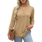 🌸2026 Summer Hot Sale 60% OFF👕Women’s Casual Printed V-Neck Top 3/4 Sleeve Shirts