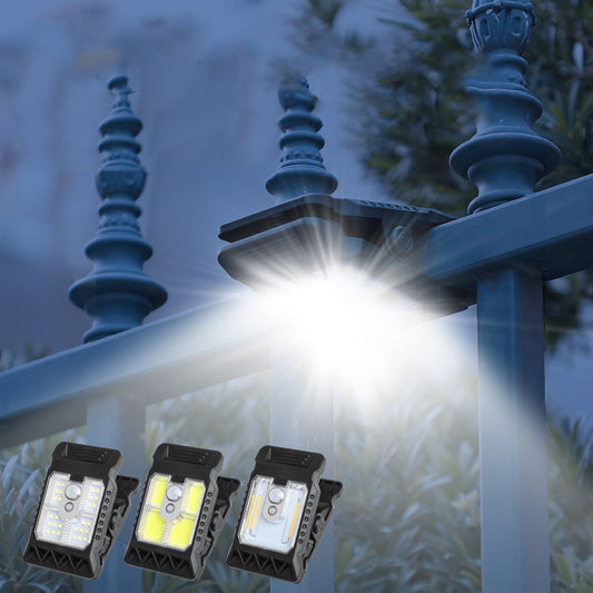🏡Buy 2 Get 1 Free! ✨Solar Clip Light With Motion Sensor–🔥Perfect for gardens, balconies, and patios!