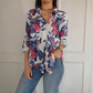 🍂Autumn Sales 49% OFF🍁Elegant Plants Print Button-up Shirt