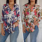 🍂Autumn Sales 49% OFF🍁Elegant Plants Print Button-up Shirt