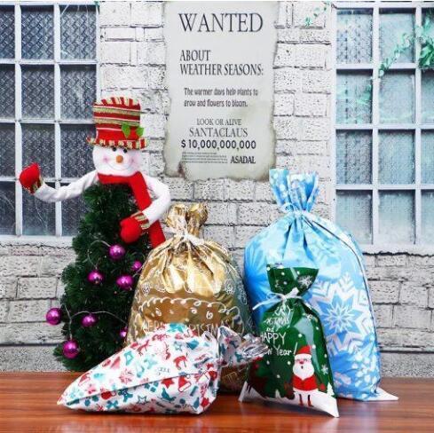 🎄Christmas Sales 49% OFF-Drawstring Christmas Gift Bags (Biodegradable)