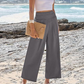 🎉🛍️Hot Promotion 50% OFF🌸Women's High-Waisted Straight-Leg Linen Cropped Pants