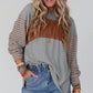 🍂Autumn Sales 49% OFF🔥Women’s Trendy Color Block Striped Long Sleeve T-Shirt