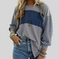 🍂Autumn Sales 49% OFF🔥Women’s Trendy Color Block Striped Long Sleeve T-Shirt