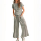 🍂Autumn Sales 49% OFF🔥Women’s Pleated Top & Wide-Leg Pants Set