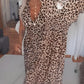 ⏳Off-Season Special Sale 50% OFF⏰Women's V-Neck Leopard Print Dress