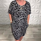 💃Last Day Promotion-49% OFF🎉Women's Casual Printed Crew Neck Dress