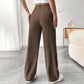 🏆2026 New Style 70% OFF💝Women's High Waisted Straight Leg Work Trousers with Side Pockets -✨Smart & Casual Look for Office and Beyond