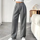 🏆2026 New Style 70% OFF💝Women's High Waisted Straight Leg Work Trousers with Side Pockets -✨Smart & Casual Look for Office and Beyond