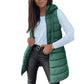 🔥HOT SALE 50% OFF🎁Autumn Women’s Zip-Up Sleeveless Hooded Long Puffer Vest 💕