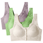 ⏳LAST WEEK SALE -ONLY £6.99!!!💚💐Front-Clasp Wire-Free Seamless Bra - Ultra-Soft Support with All-Day Comfort for a Smooth Silhouette 🌸✨