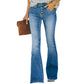 ✨Hot Sales - 49% OFF👖Vintage Button Fly High Waist Flare Leg Jeans