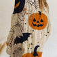 🎃Halloween  Sale -50% OFF👻Women's Halloween Loose Fit Batwing Knit Sweater