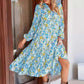 💖LAST DAY SALE 50%OFF💃Women's Long Sleeve V Neck Bohemian Midi Dress