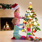 🎅Xmas Hot Sales - ONLY ￡8.99!🎄DIY Felt Christmas Tree for Kids – 32 Reusable Ornaments + Fairy Lights