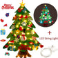 🎅Xmas Hot Sales - ONLY ￡8.99!🎄DIY Felt Christmas Tree for Kids – 32 Reusable Ornaments + Fairy Lights