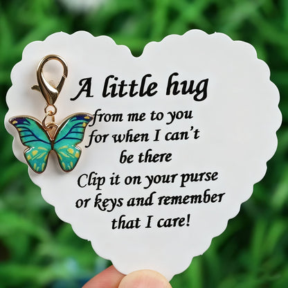 🦋BUY 1 GET 1 FREE💝Elegant Butterfly Charm with Warm Card