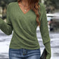 🔥Hot Sale 50% OFF⚡Women's Elegant Casual V-Neck Knit Top