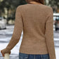 🔥Hot Sale 50% OFF⚡Women's Elegant Casual V-Neck Knit Top
