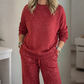 ⏳Limited-time 50% off⏰Women's Glitter Pullover Sweater & Pants 2-Piece Set👚👖