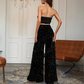 💖LAST DAY SALE 50% OFF💃Women’s Fashion Sequin Wide-Leg Pants