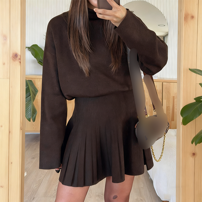 💖LAST DAY SALE 50% OFF💃Women’s Graceful A-Line Knit Pullover Dress