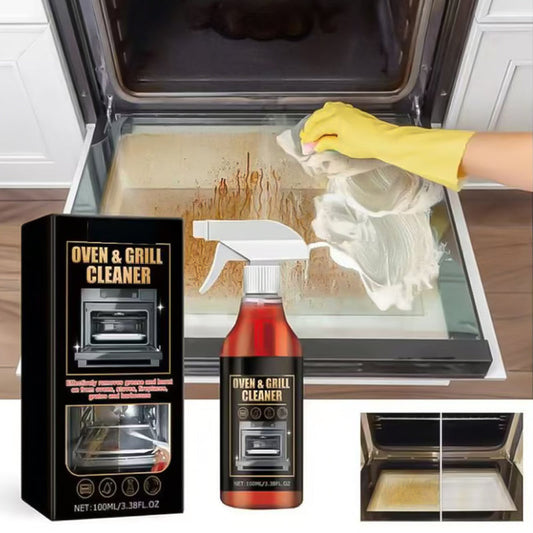 🧼 BUY 2 GET 1 FREE! ✨ Oven & Grill Cleaner Spray – Dissolves Grease in 5 Mins, No Scrubbing & Eliminates Odors